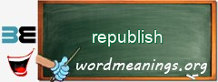 WordMeaning blackboard for republish